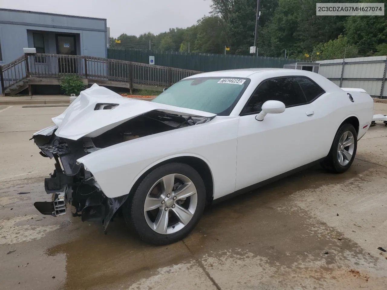 2021 Dodge Challenger Sxt VIN: 2C3CDZAG7MH627074 Lot: 79629414