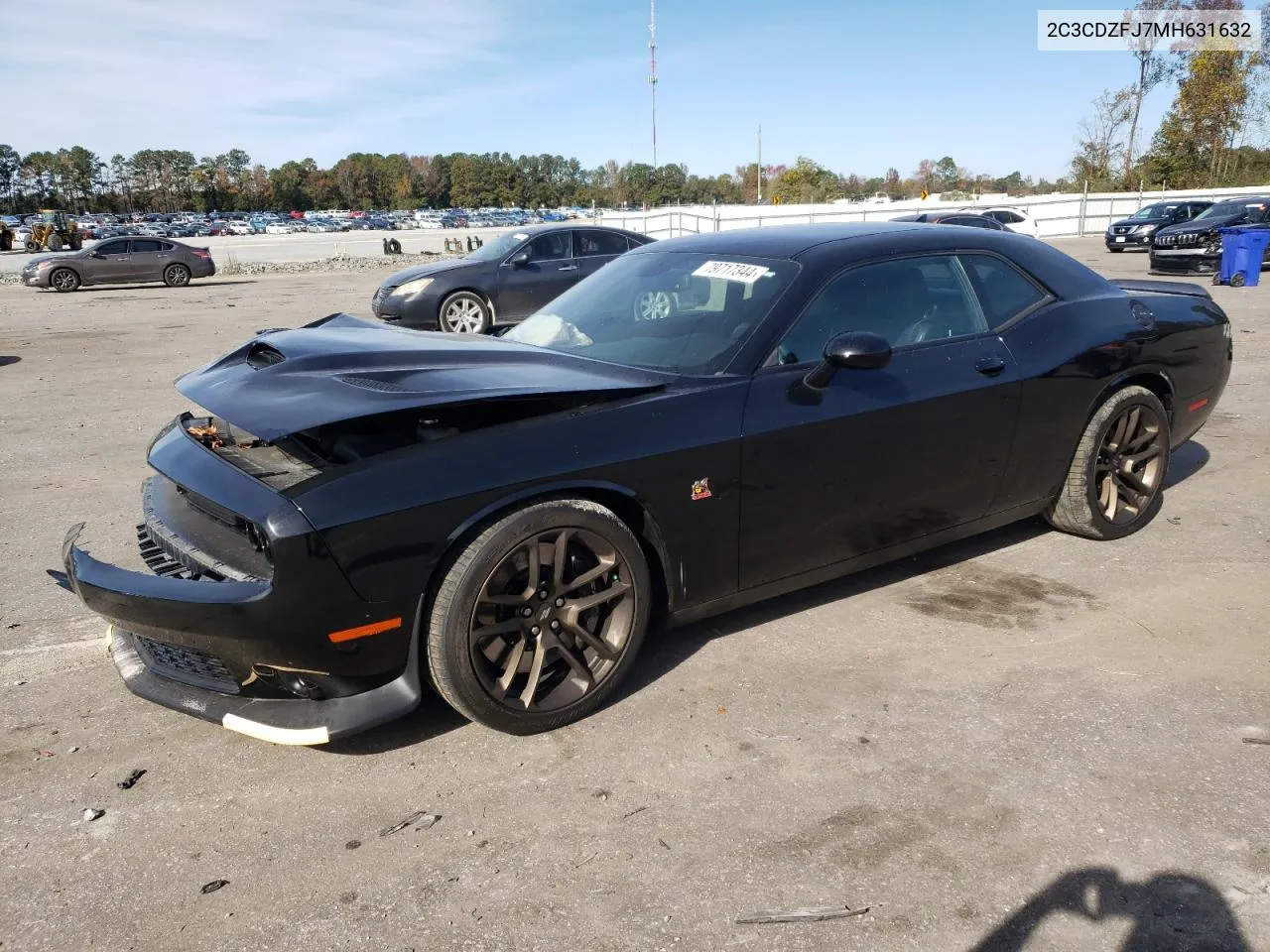 2021 Dodge Challenger R/T Scat Pack VIN: 2C3CDZFJ7MH631632 Lot: 79717344