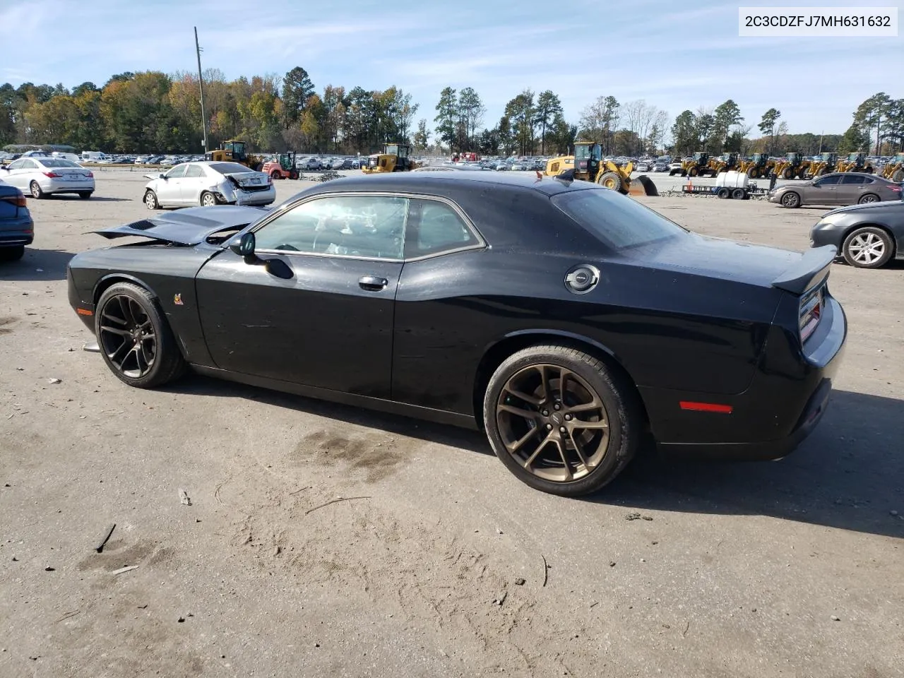 2021 Dodge Challenger R/T Scat Pack VIN: 2C3CDZFJ7MH631632 Lot: 79717344