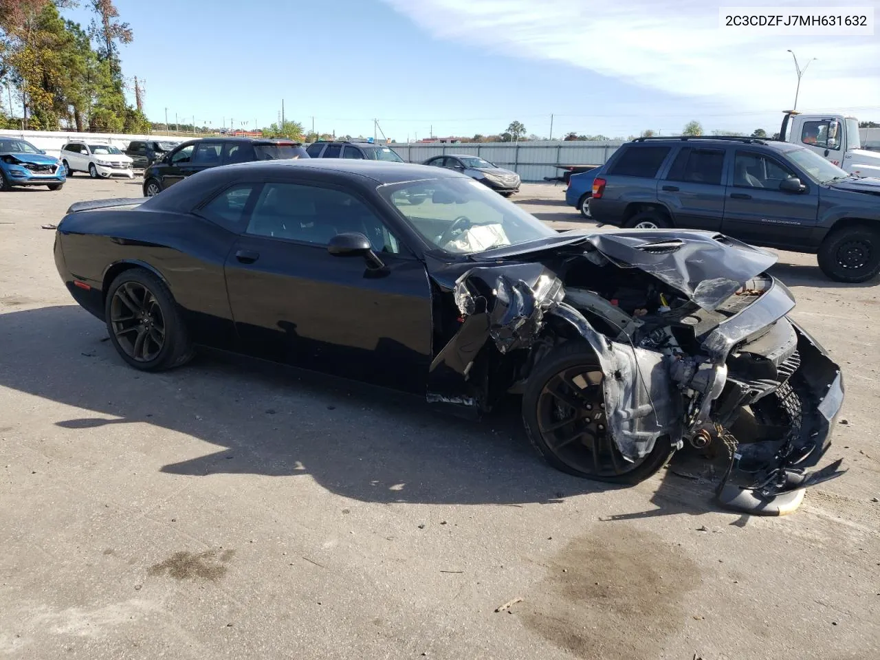 2021 Dodge Challenger R/T Scat Pack VIN: 2C3CDZFJ7MH631632 Lot: 79717344