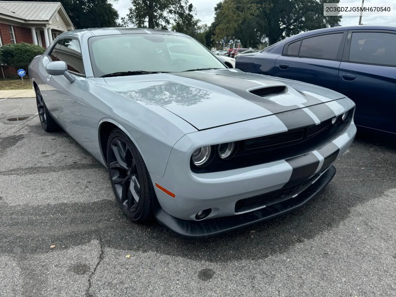 2021 Dodge Challenger Gt VIN: 2C3CDZJG5MH670540 Lot: 80590504