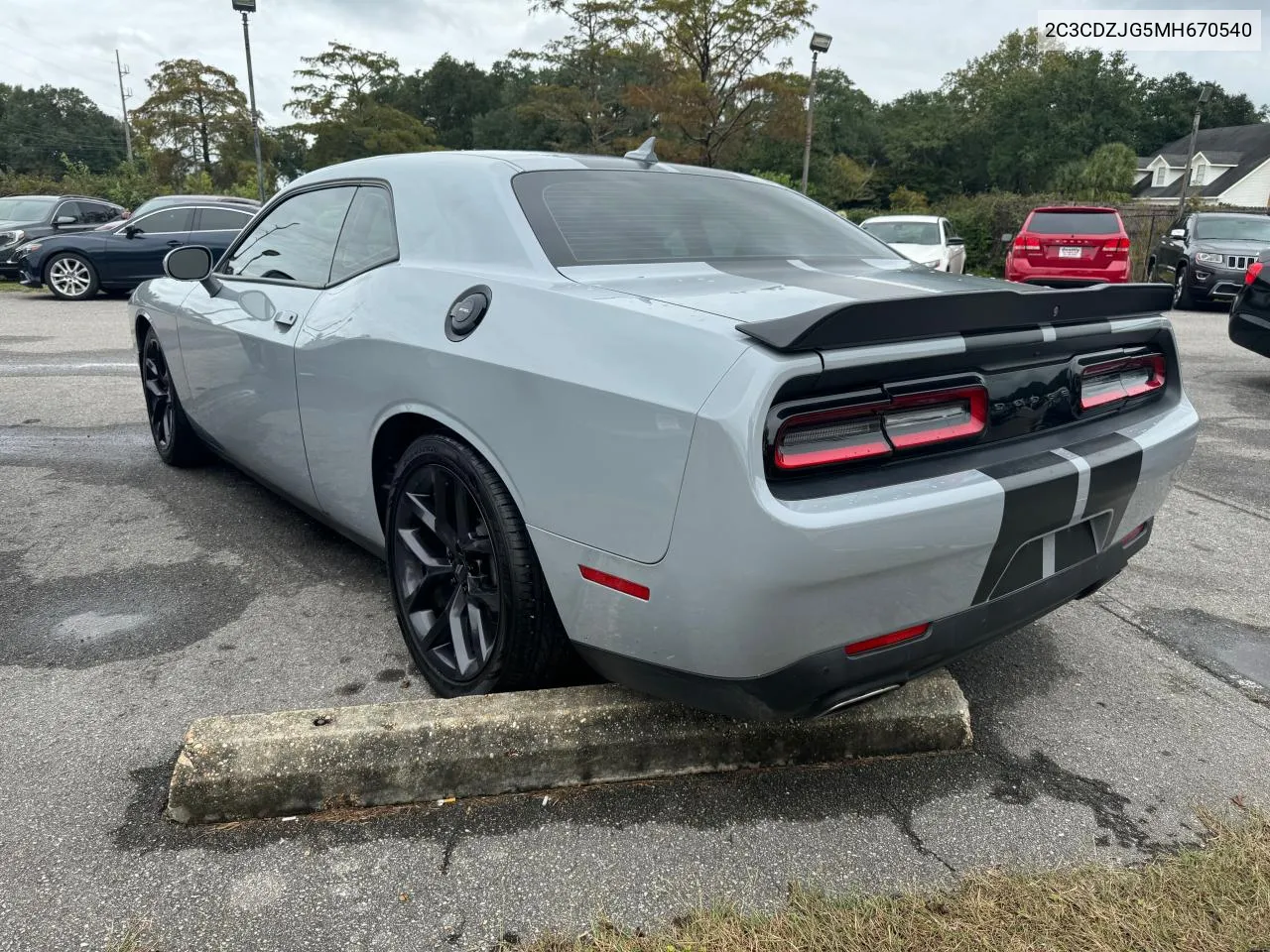 2021 Dodge Challenger Gt VIN: 2C3CDZJG5MH670540 Lot: 80590504