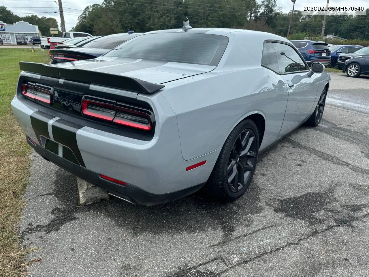 2021 Dodge Challenger Gt VIN: 2C3CDZJG5MH670540 Lot: 80590504