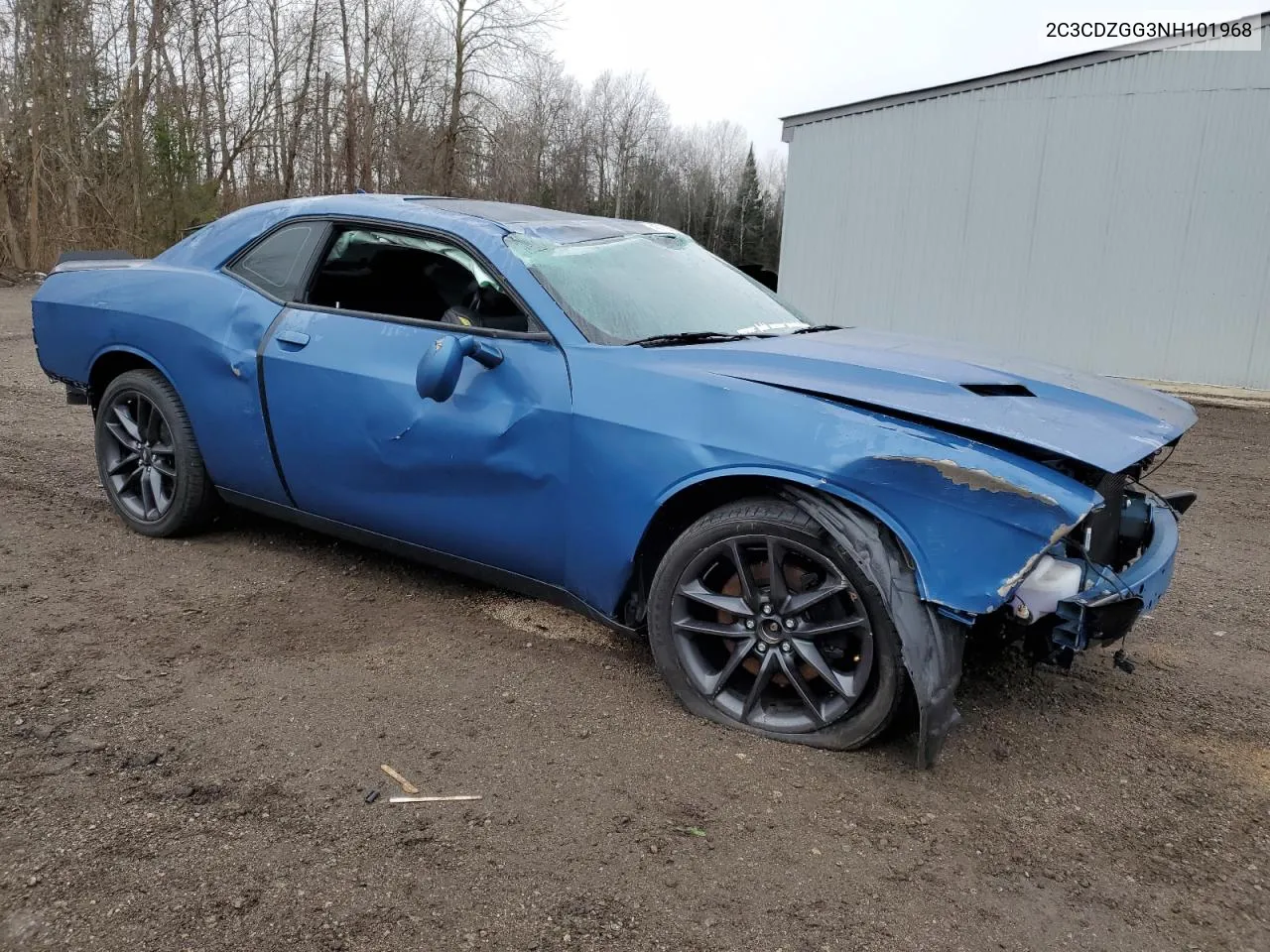 2022 Dodge Challenger Sxt VIN: 2C3CDZGG3NH101968 Lot: 45156584