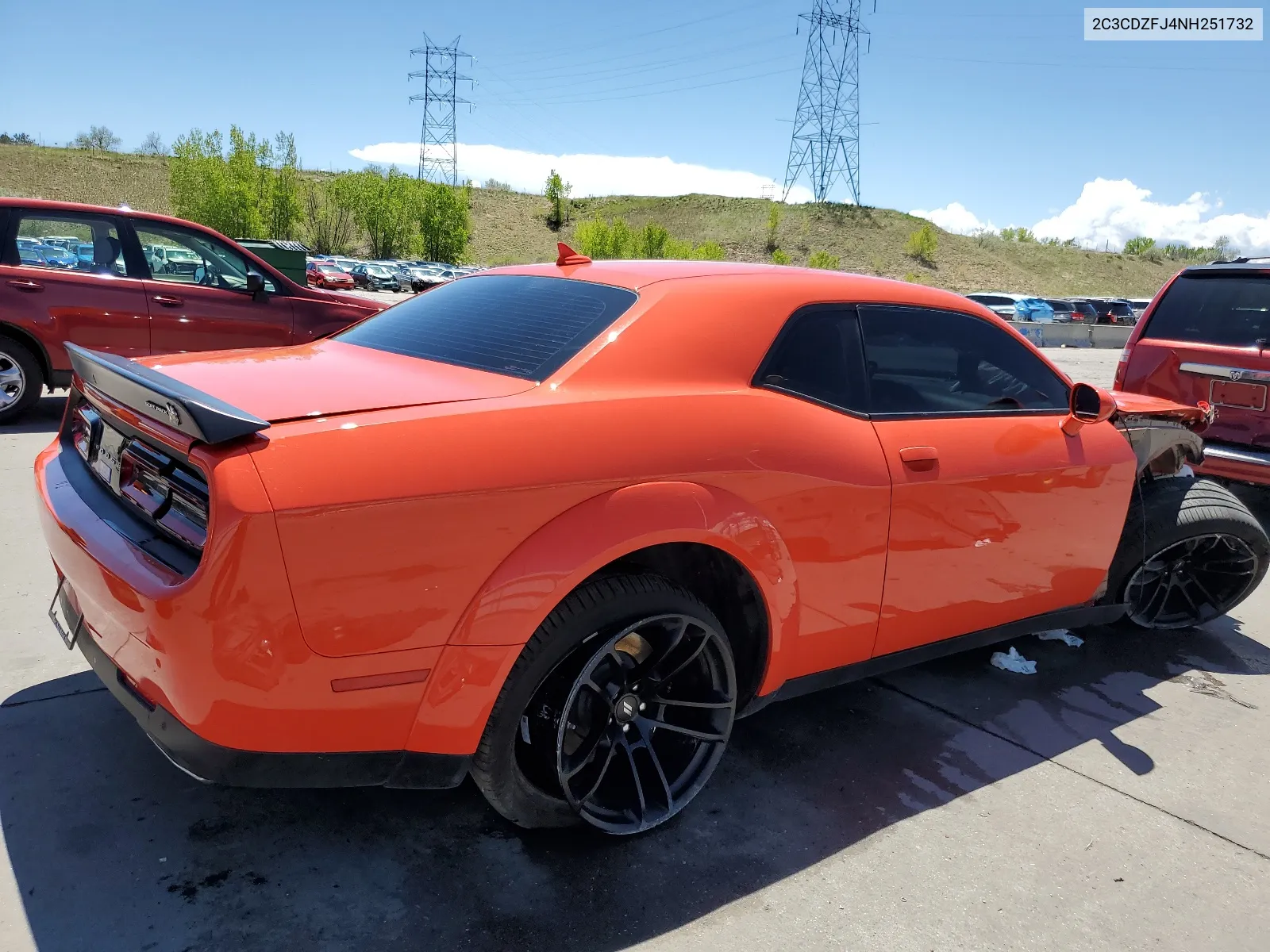 2022 Dodge Challenger R/T Scat Pack VIN: 2C3CDZFJ4NH251732 Lot: 54964224