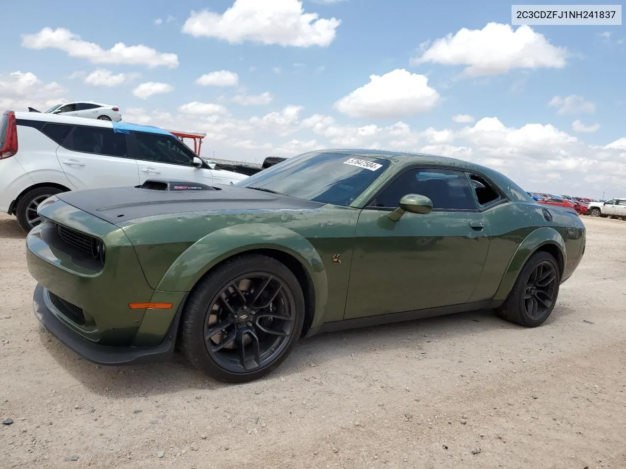 2022 Dodge Challenger R/T Scat Pack VIN: 2C3CDZFJ1NH241837 Lot: 57647504