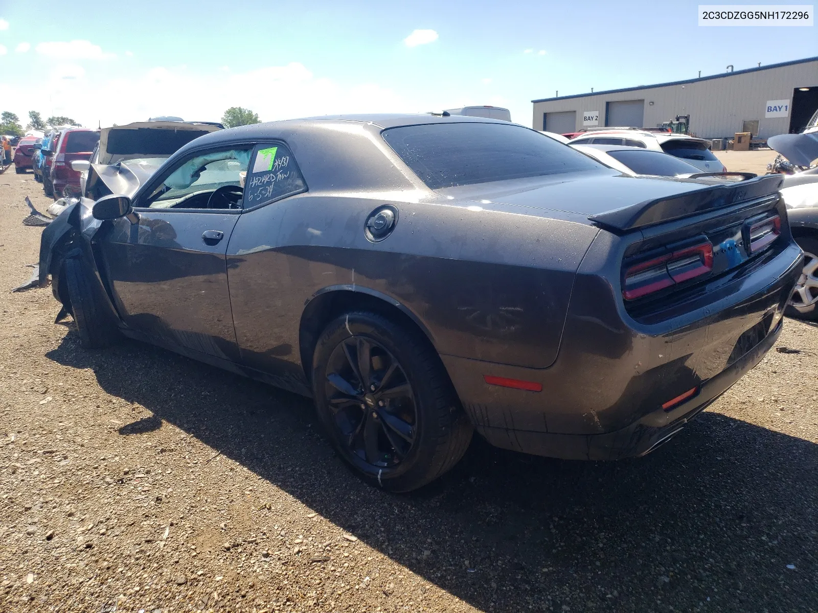 2C3CDZGG5NH172296 2022 Dodge Challenger Sxt