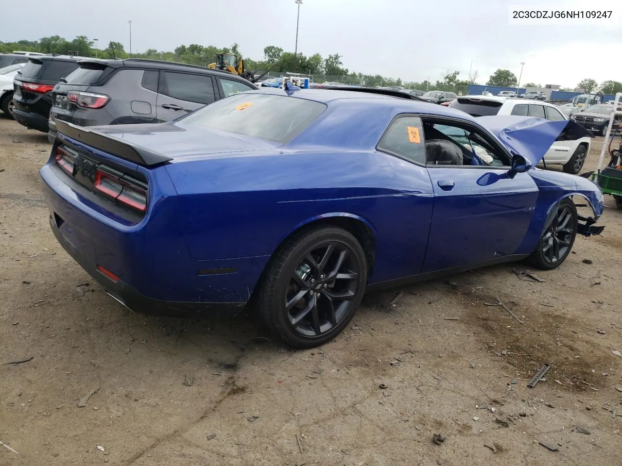 2022 Dodge Challenger Gt VIN: 2C3CDZJG6NH109247 Lot: 58939634