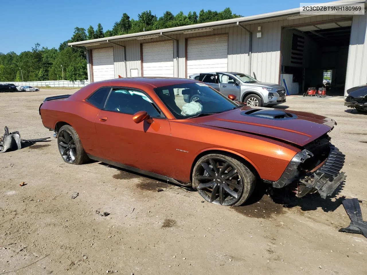 2022 Dodge Challenger R/T VIN: 2C3CDZBT9NH180969 Lot: 58949904