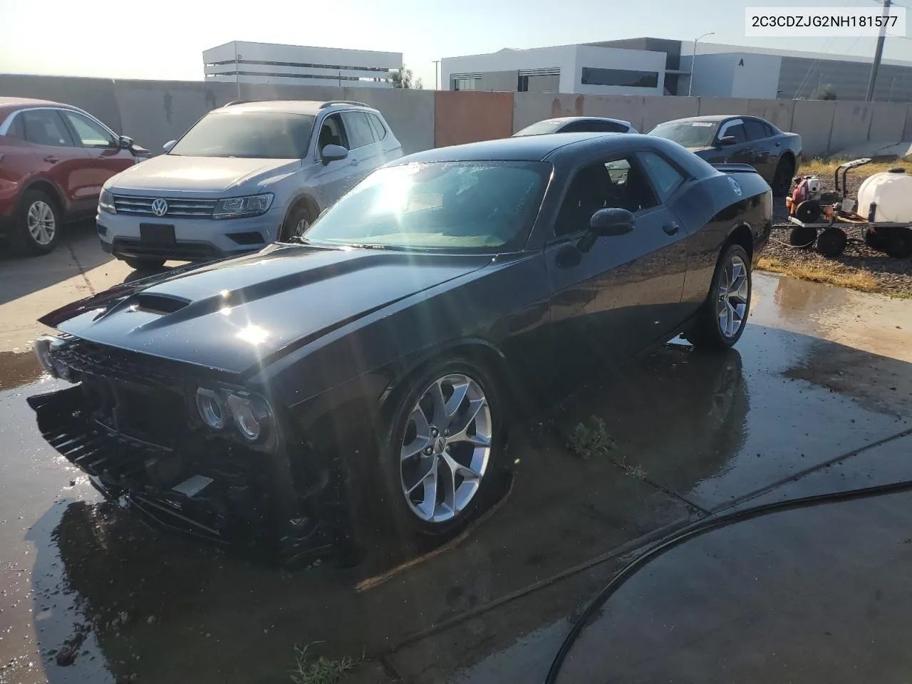 2C3CDZJG2NH181577 2022 Dodge Challenger Gt