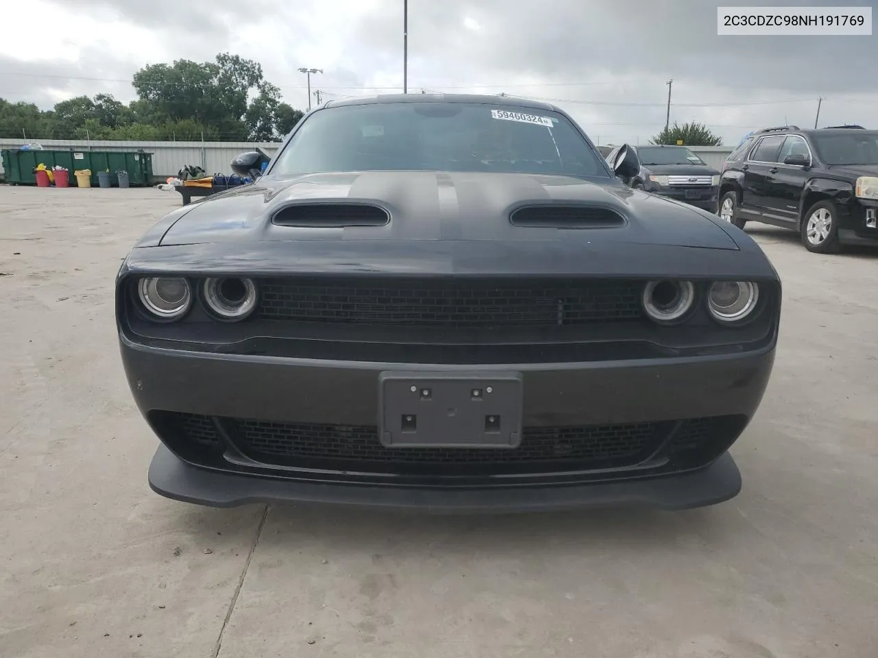 2022 Dodge Challenger Srt Hellcat VIN: 2C3CDZC98NH191769 Lot: 59460324