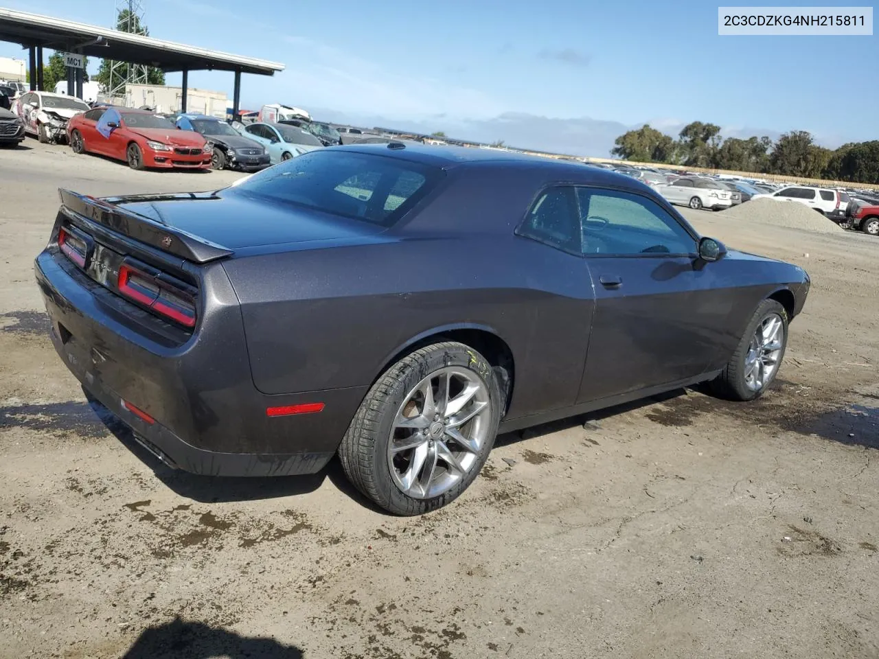 2022 Dodge Challenger Gt VIN: 2C3CDZKG4NH215811 Lot: 59934314