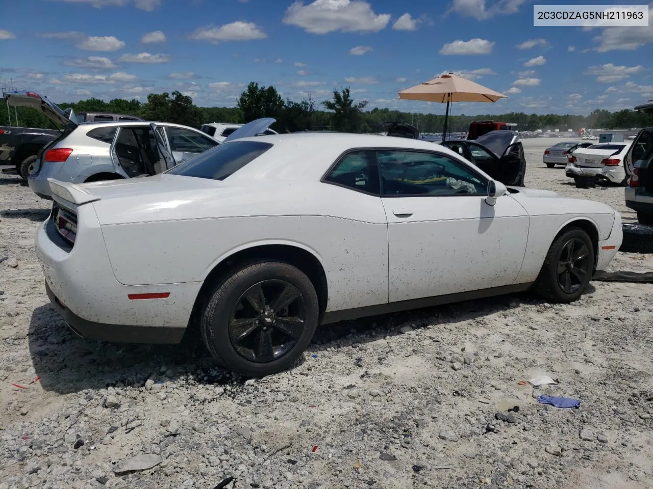 2022 Dodge Challenger Sxt VIN: 2C3CDZAG5NH211963 Lot: 62497774