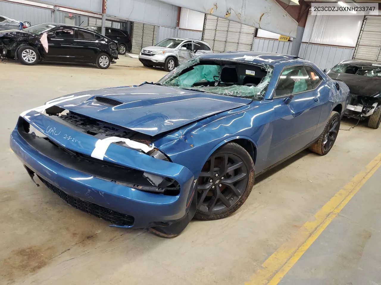 2022 Dodge Challenger Gt VIN: 2C3CDZJGXNH233747 Lot: 62706574