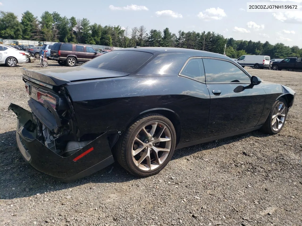 2022 Dodge Challenger Gt VIN: 2C3CDZJG7NH159672 Lot: 62918794