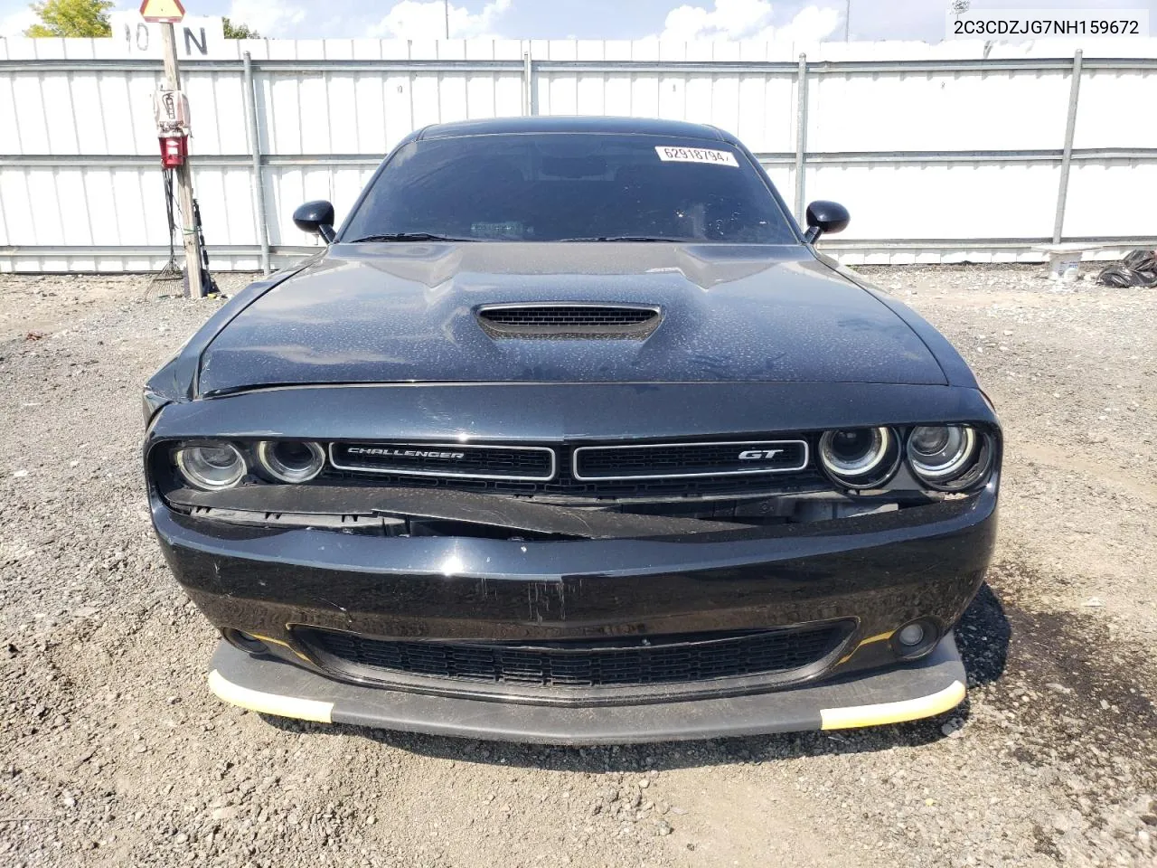 2022 Dodge Challenger Gt VIN: 2C3CDZJG7NH159672 Lot: 62918794