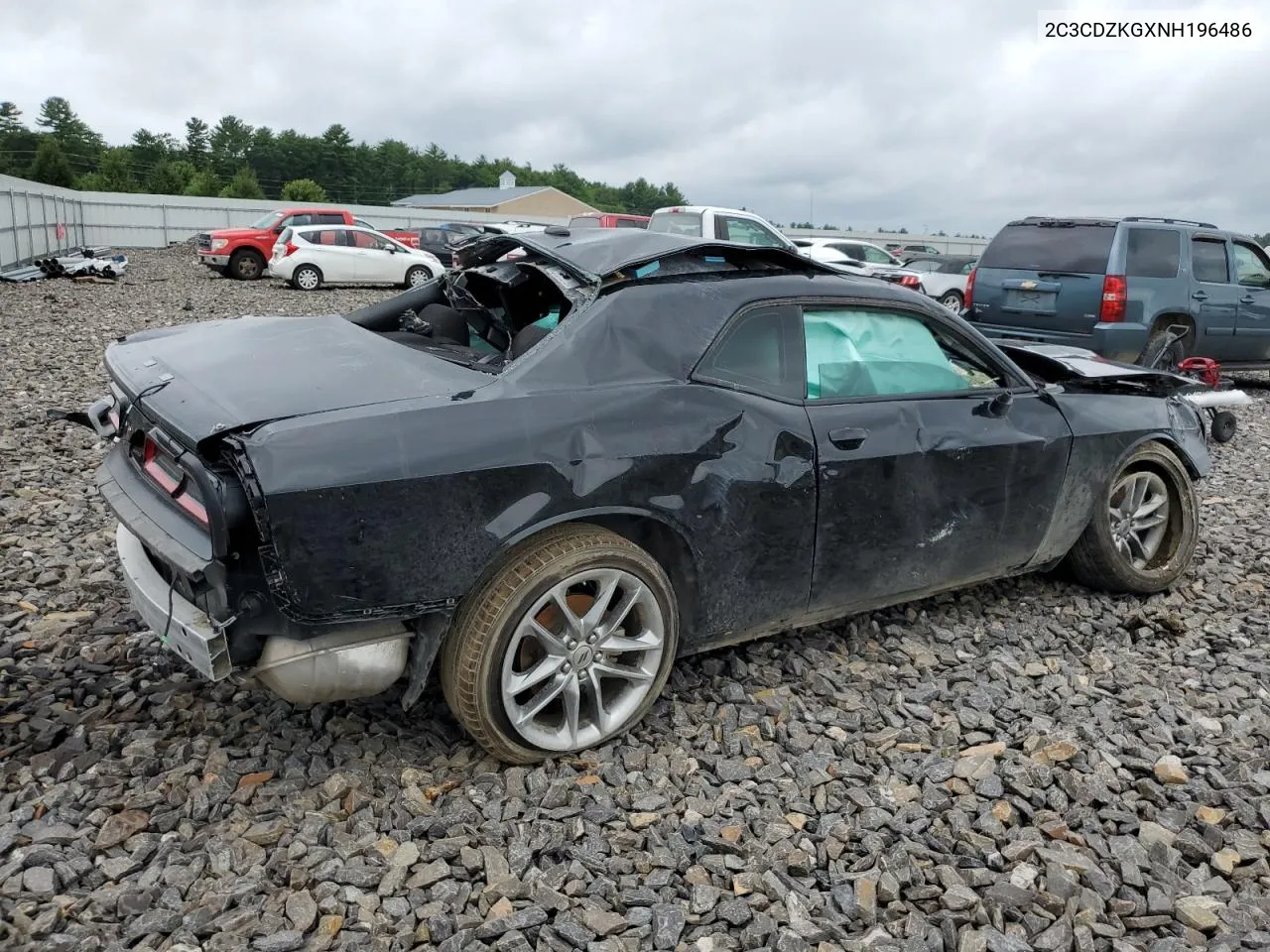 2022 Dodge Challenger Gt VIN: 2C3CDZKGXNH196486 Lot: 63114574