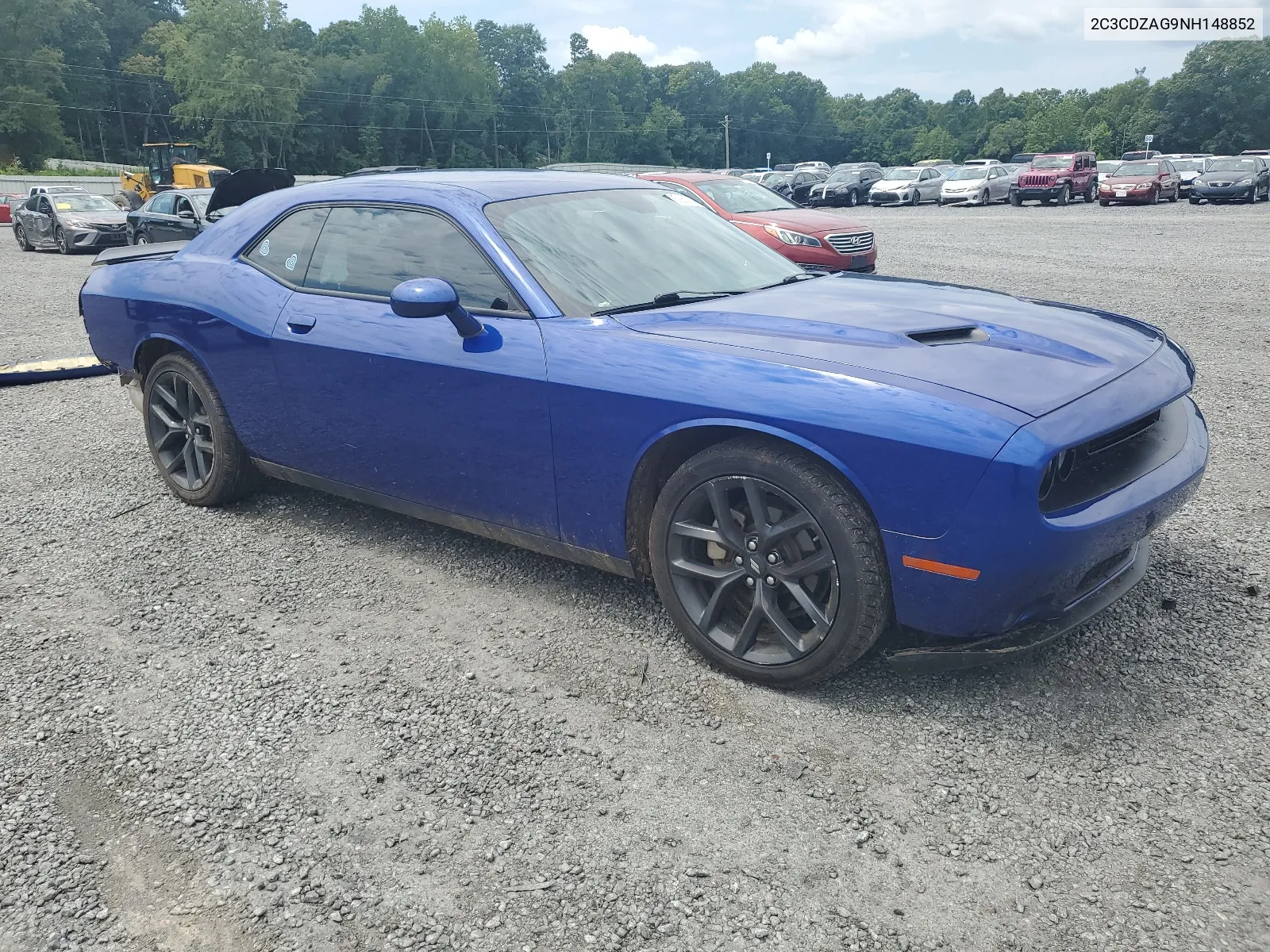 2022 Dodge Challenger Sxt VIN: 2C3CDZAG9NH148852 Lot: 65551584