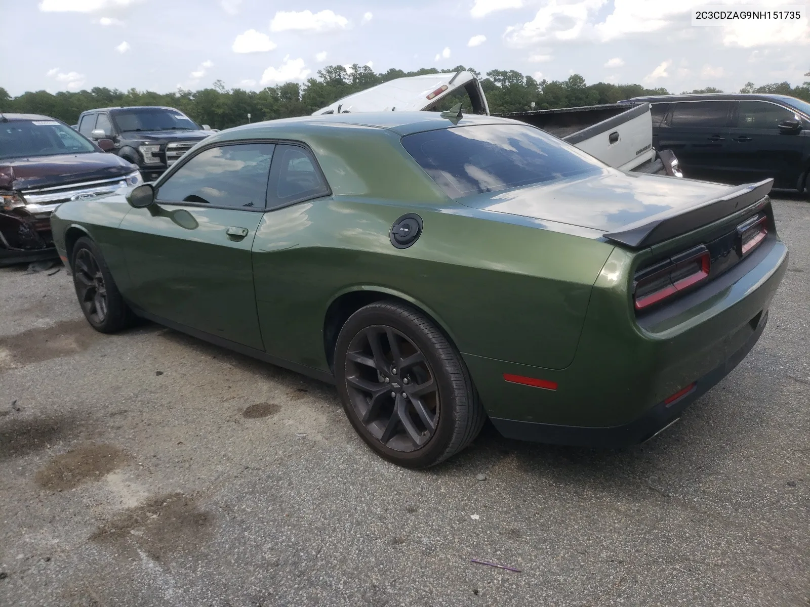 2022 Dodge Challenger Sxt VIN: 2C3CDZAG9NH151735 Lot: 65653964