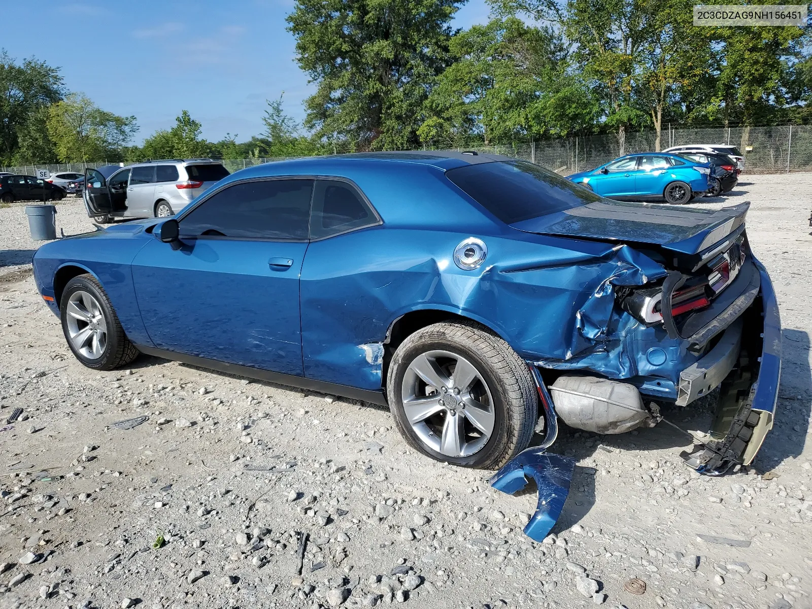 2022 Dodge Challenger Sxt VIN: 2C3CDZAG9NH156451 Lot: 66313534