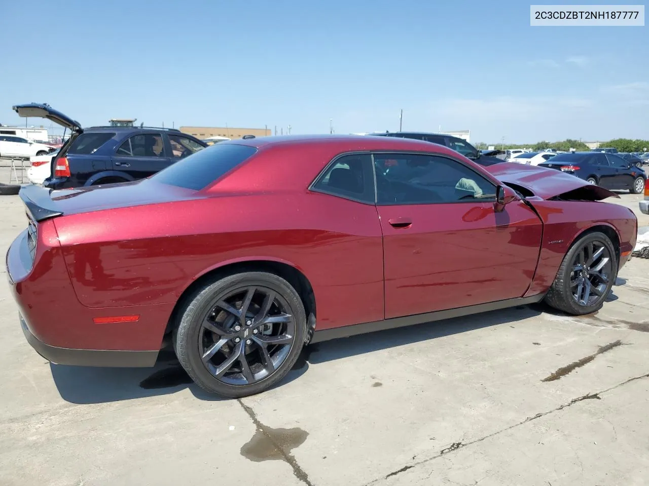 2022 Dodge Challenger R/T VIN: 2C3CDZBT2NH187777 Lot: 67307904