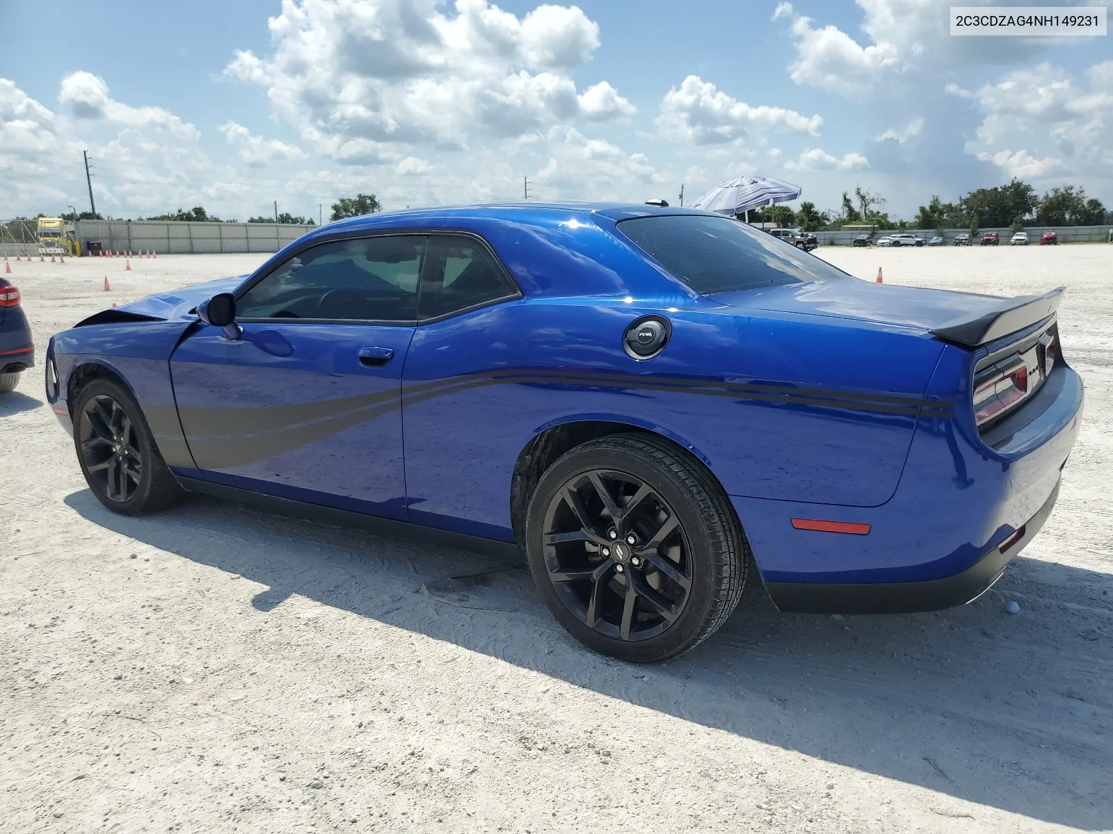 2022 Dodge Challenger Sxt VIN: 2C3CDZAG4NH149231 Lot: 67552694