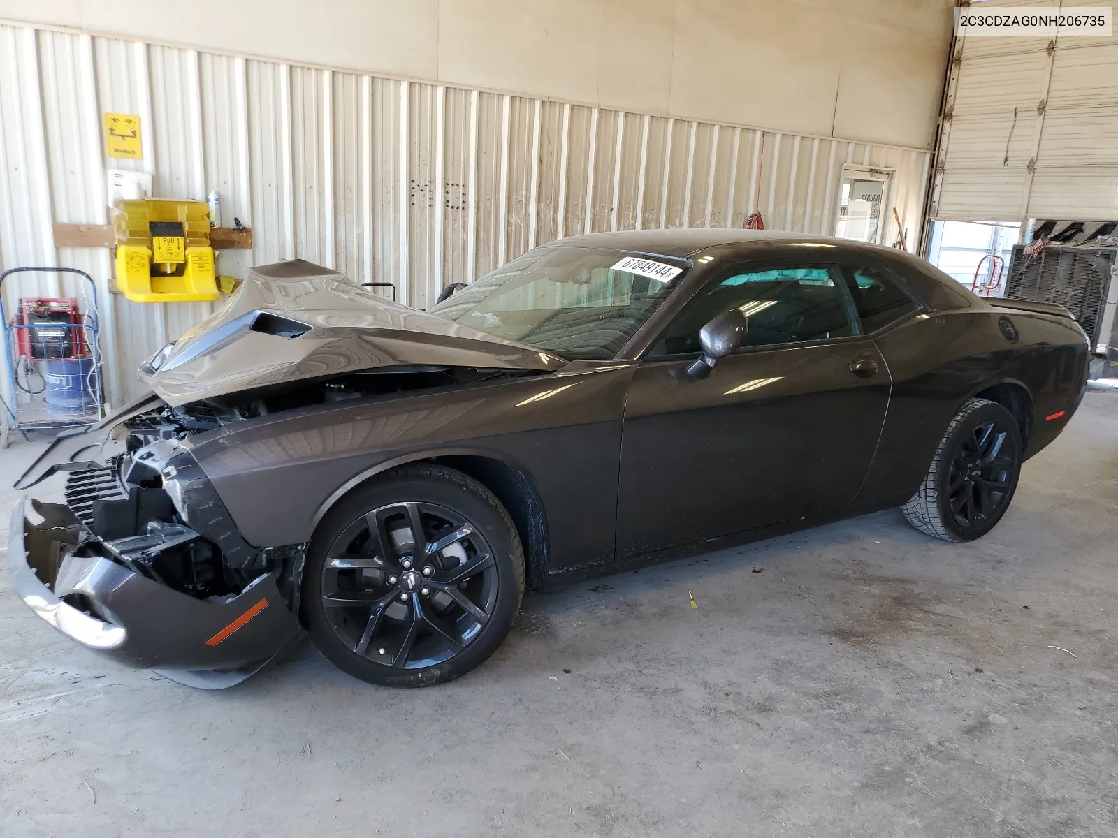 2022 Dodge Challenger Sxt VIN: 2C3CDZAG0NH206735 Lot: 67849144