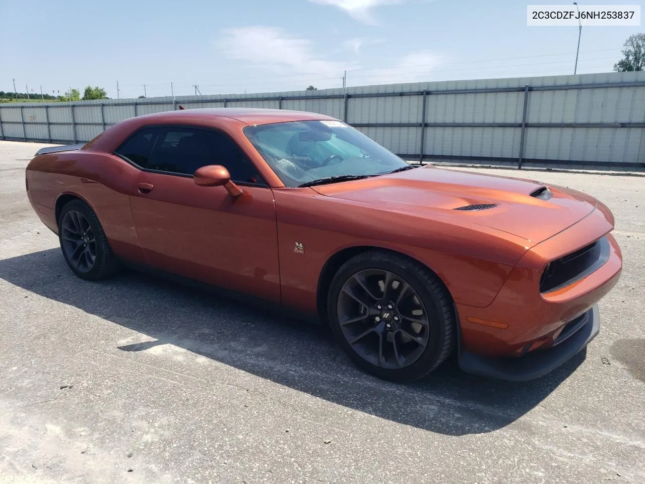 2022 Dodge Challenger R/T Scat Pack VIN: 2C3CDZFJ6NH253837 Lot: 68225324