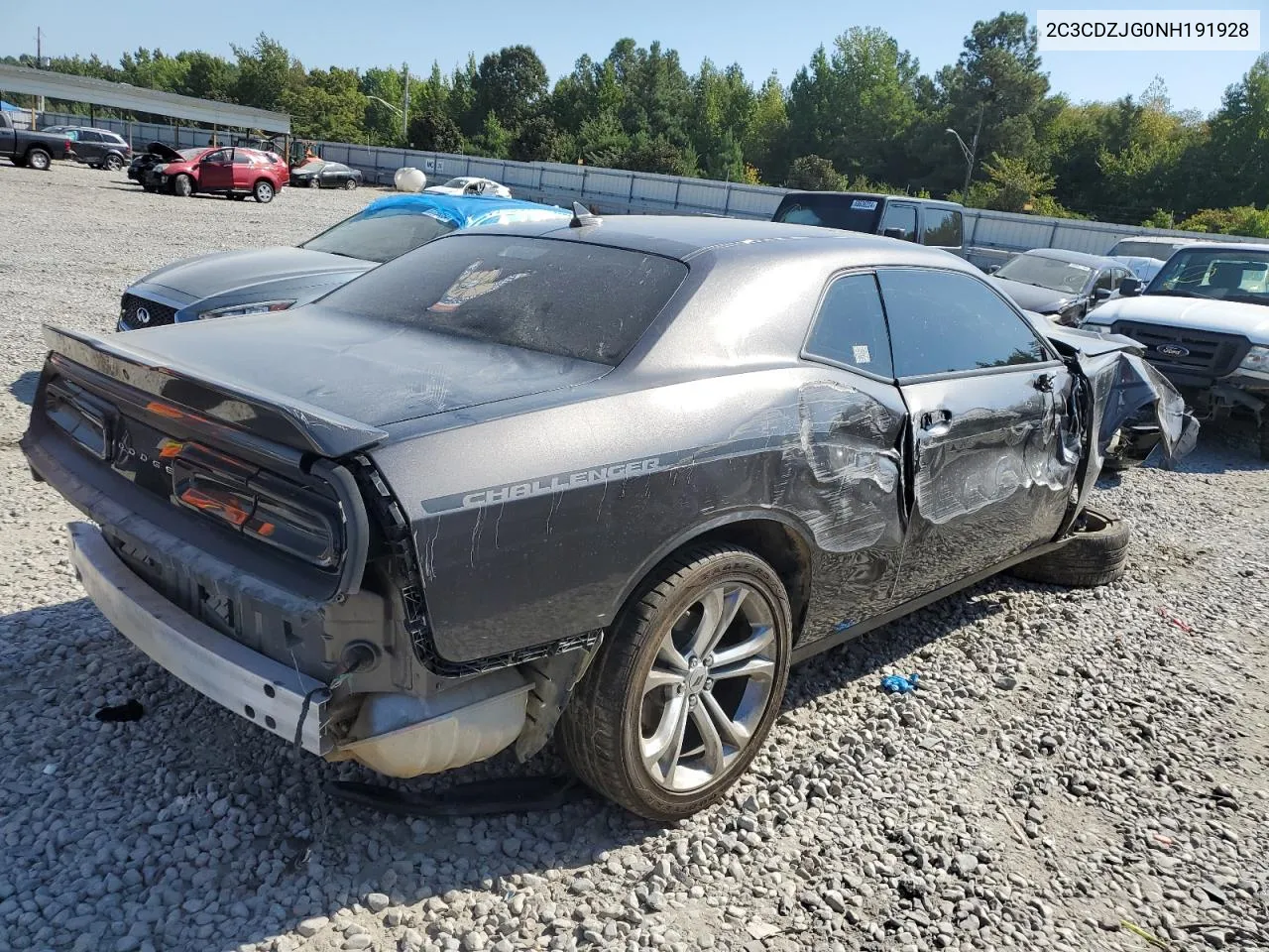 2022 Dodge Challenger Gt VIN: 2C3CDZJG0NH191928 Lot: 68358364