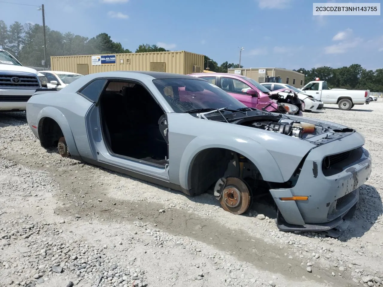 2022 Dodge Challenger R/T VIN: 2C3CDZBT3NH143755 Lot: 68465654