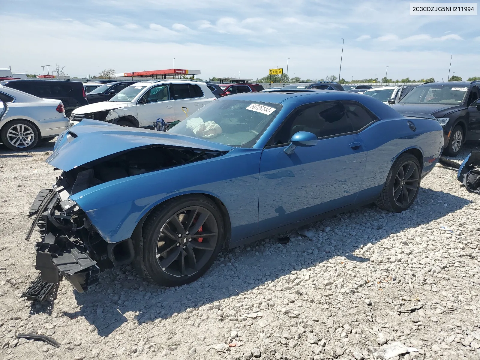 2C3CDZJG5NH211994 2022 Dodge Challenger Gt