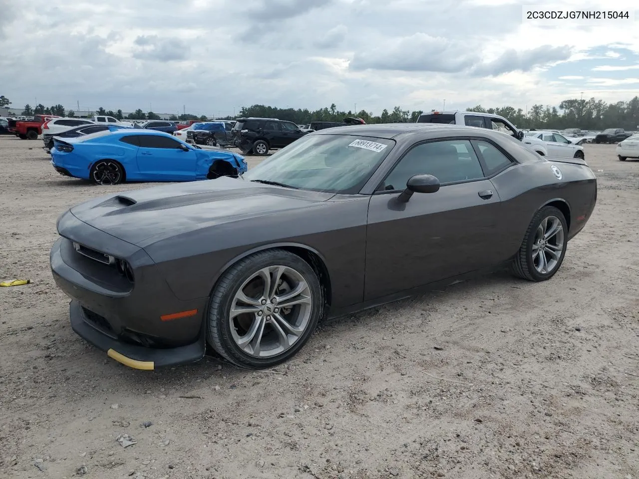 2022 Dodge Challenger Gt VIN: 2C3CDZJG7NH215044 Lot: 68913714