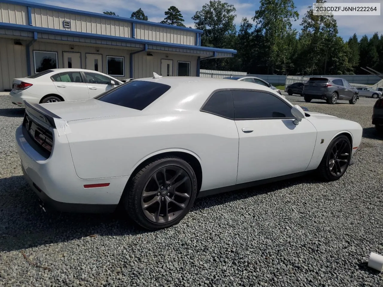 2022 Dodge Challenger R/T Scat Pack VIN: 2C3CDZFJ6NH222264 Lot: 69072544