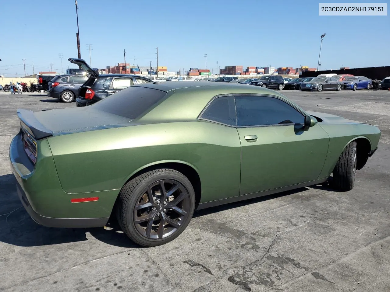 2022 Dodge Challenger Sxt VIN: 2C3CDZAG2NH179151 Lot: 69188354