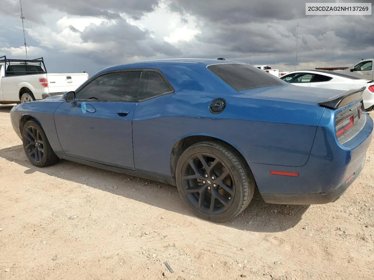 2022 Dodge Challenger Sxt VIN: 2C3CDZAG2NH137269 Lot: 69413694