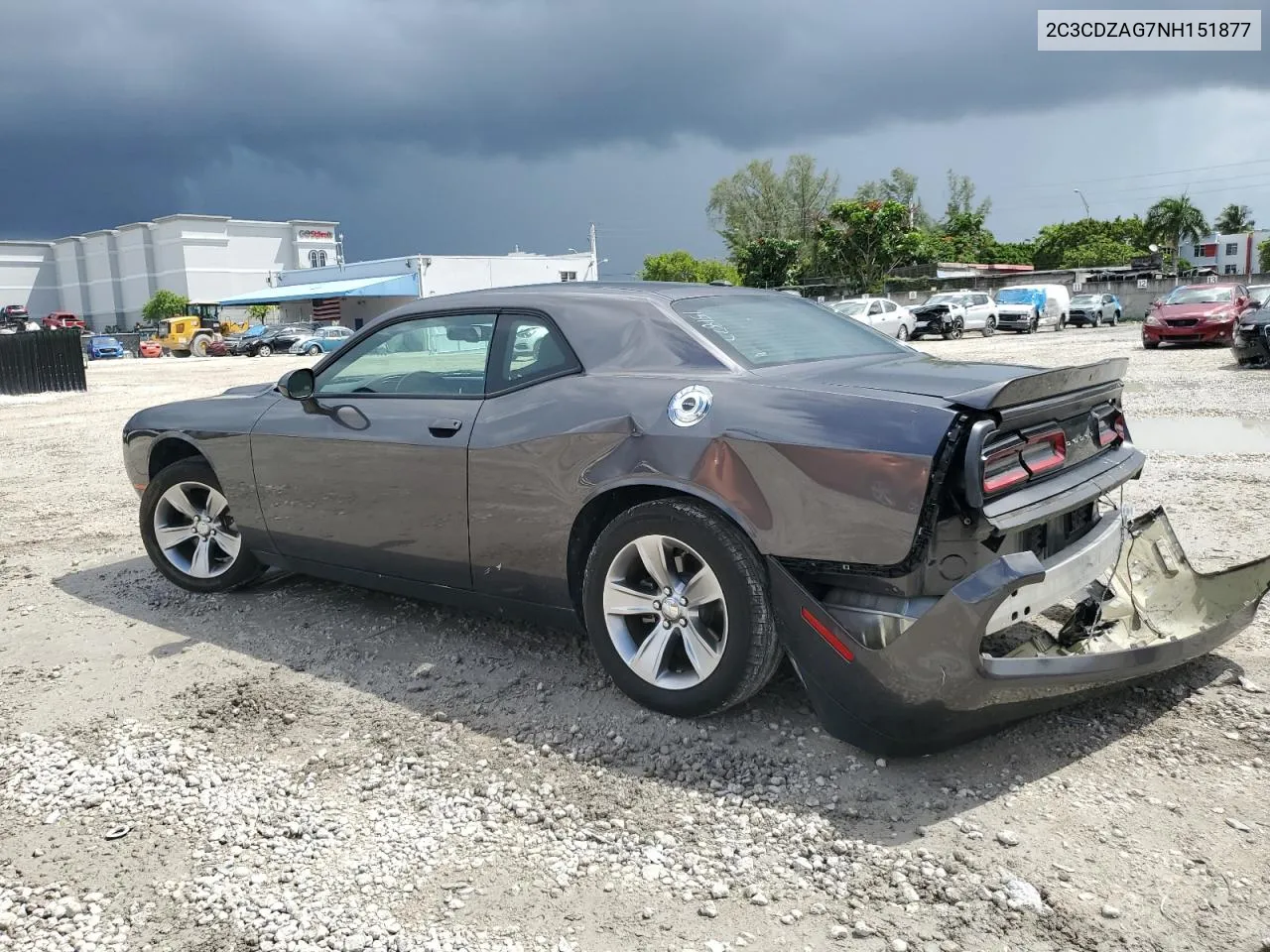 2022 Dodge Challenger Sxt VIN: 2C3CDZAG7NH151877 Lot: 69487744