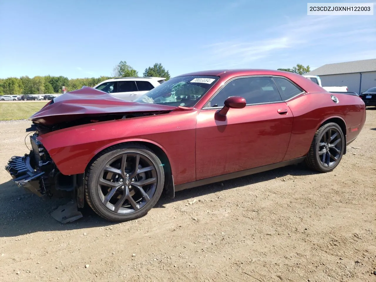 2022 Dodge Challenger Gt VIN: 2C3CDZJGXNH122003 Lot: 70003684