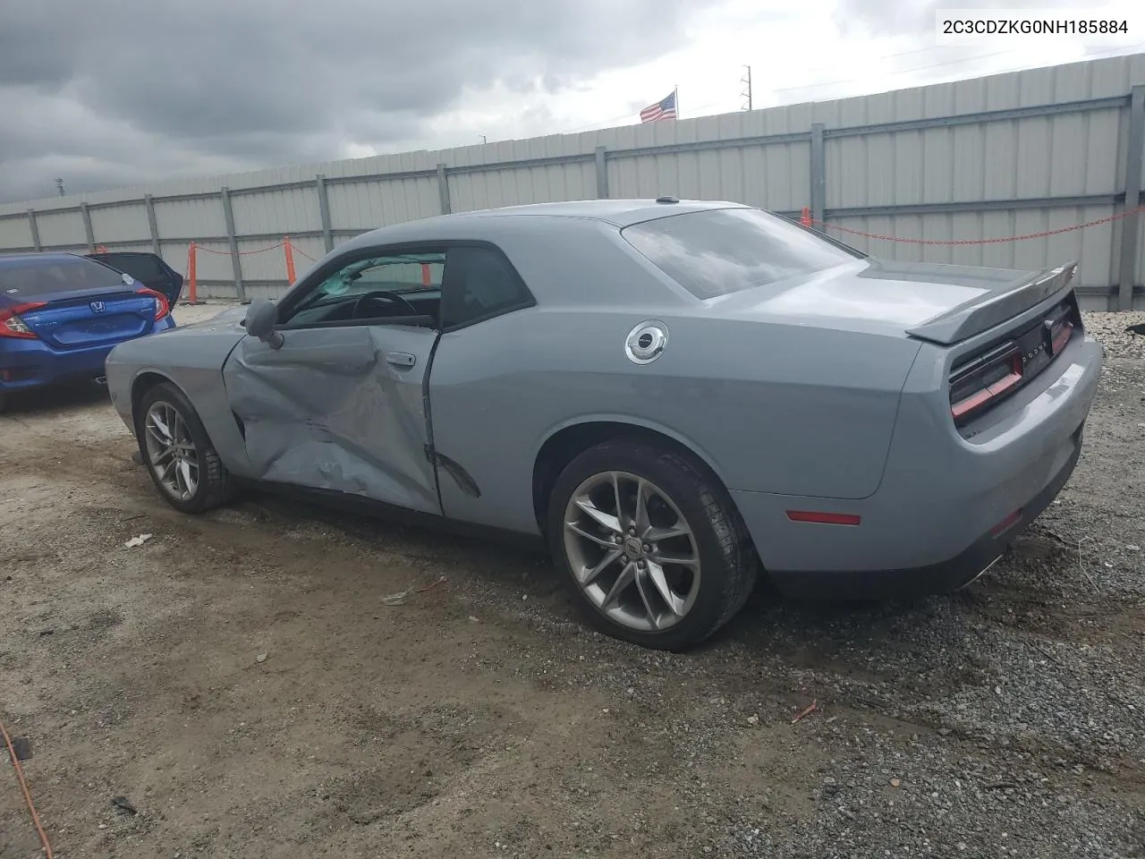 2022 Dodge Challenger Gt VIN: 2C3CDZKG0NH185884 Lot: 70146144