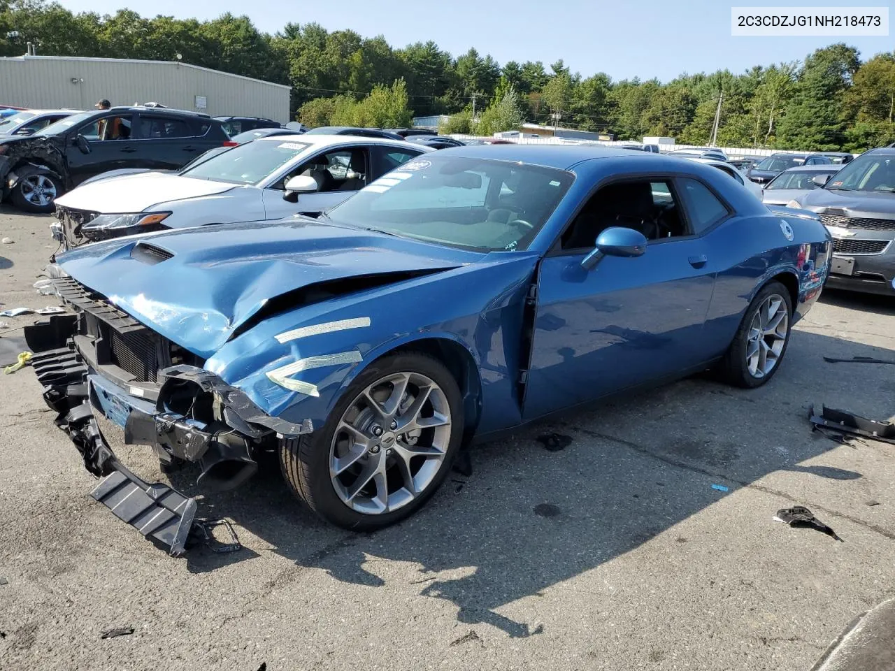 2022 Dodge Challenger Gt VIN: 2C3CDZJG1NH218473 Lot: 70456894