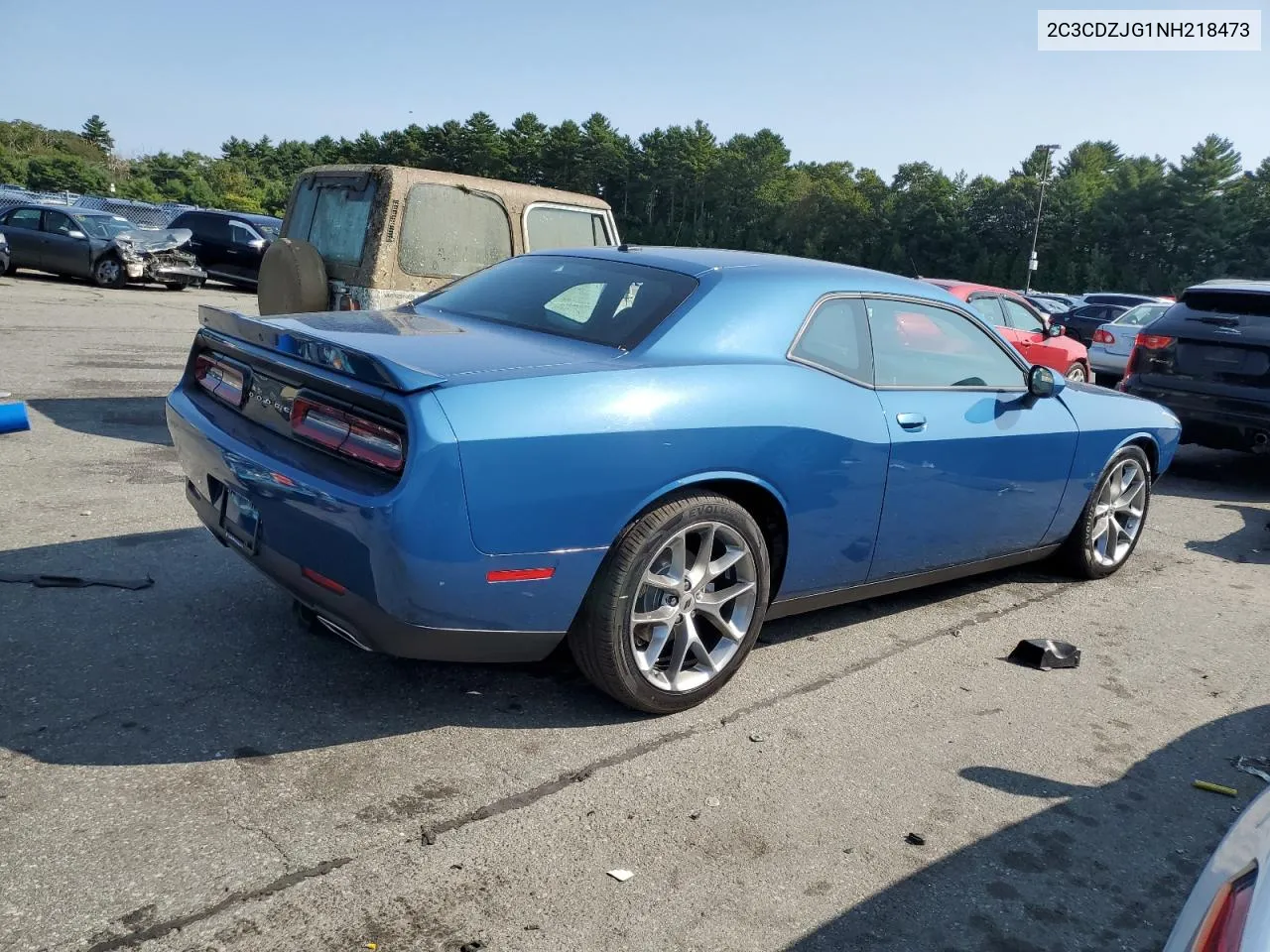 2022 Dodge Challenger Gt VIN: 2C3CDZJG1NH218473 Lot: 70456894