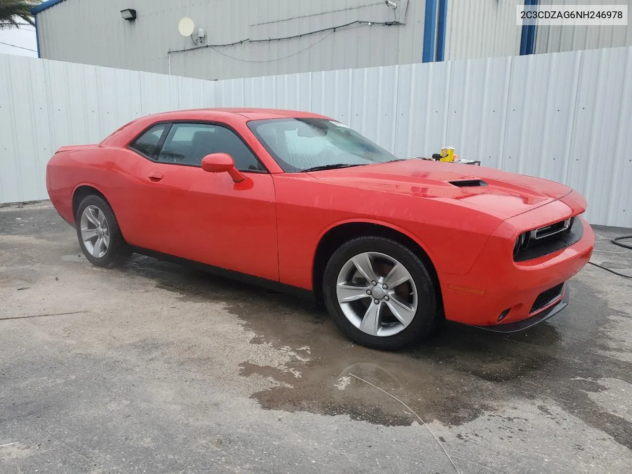 2022 Dodge Challenger Sxt VIN: 2C3CDZAG6NH246978 Lot: 70764864