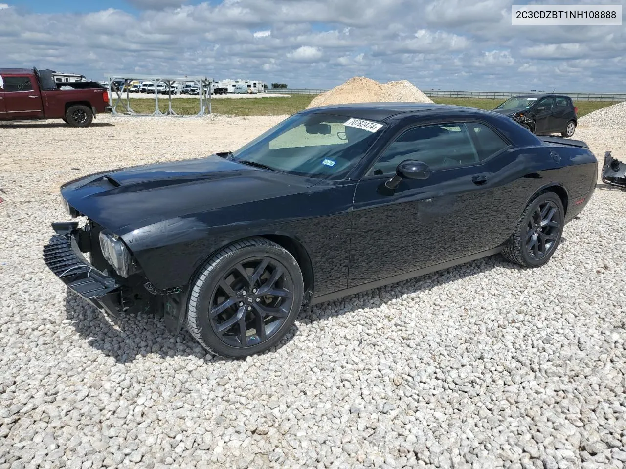 2022 Dodge Challenger R/T VIN: 2C3CDZBT1NH108888 Lot: 70782474