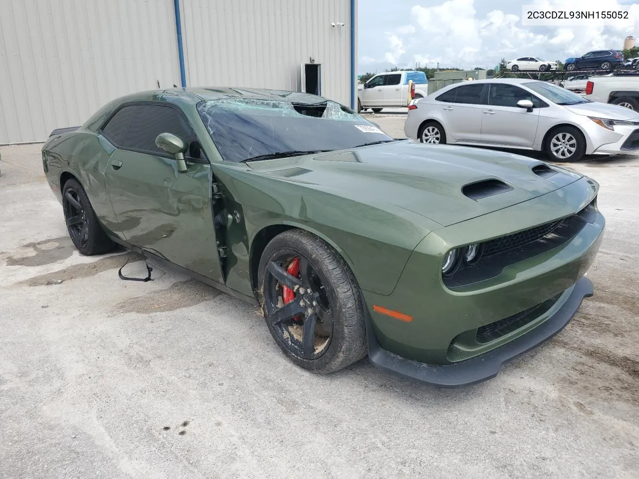 2022 Dodge Challenger Srt Hellcat Redeye VIN: 2C3CDZL93NH155052 Lot: 70836474