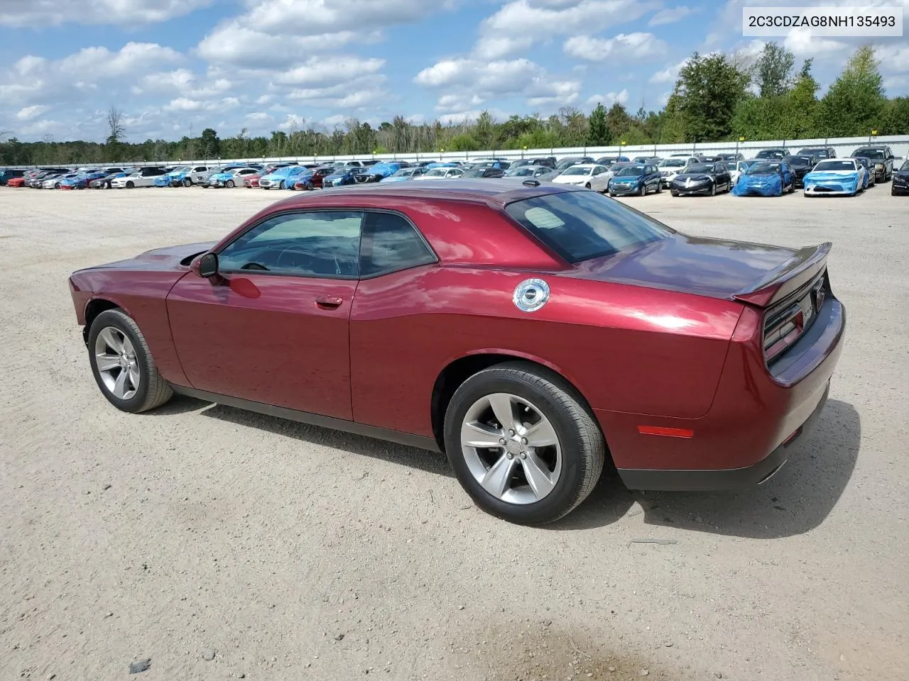 2022 Dodge Challenger Sxt VIN: 2C3CDZAG8NH135493 Lot: 71163414