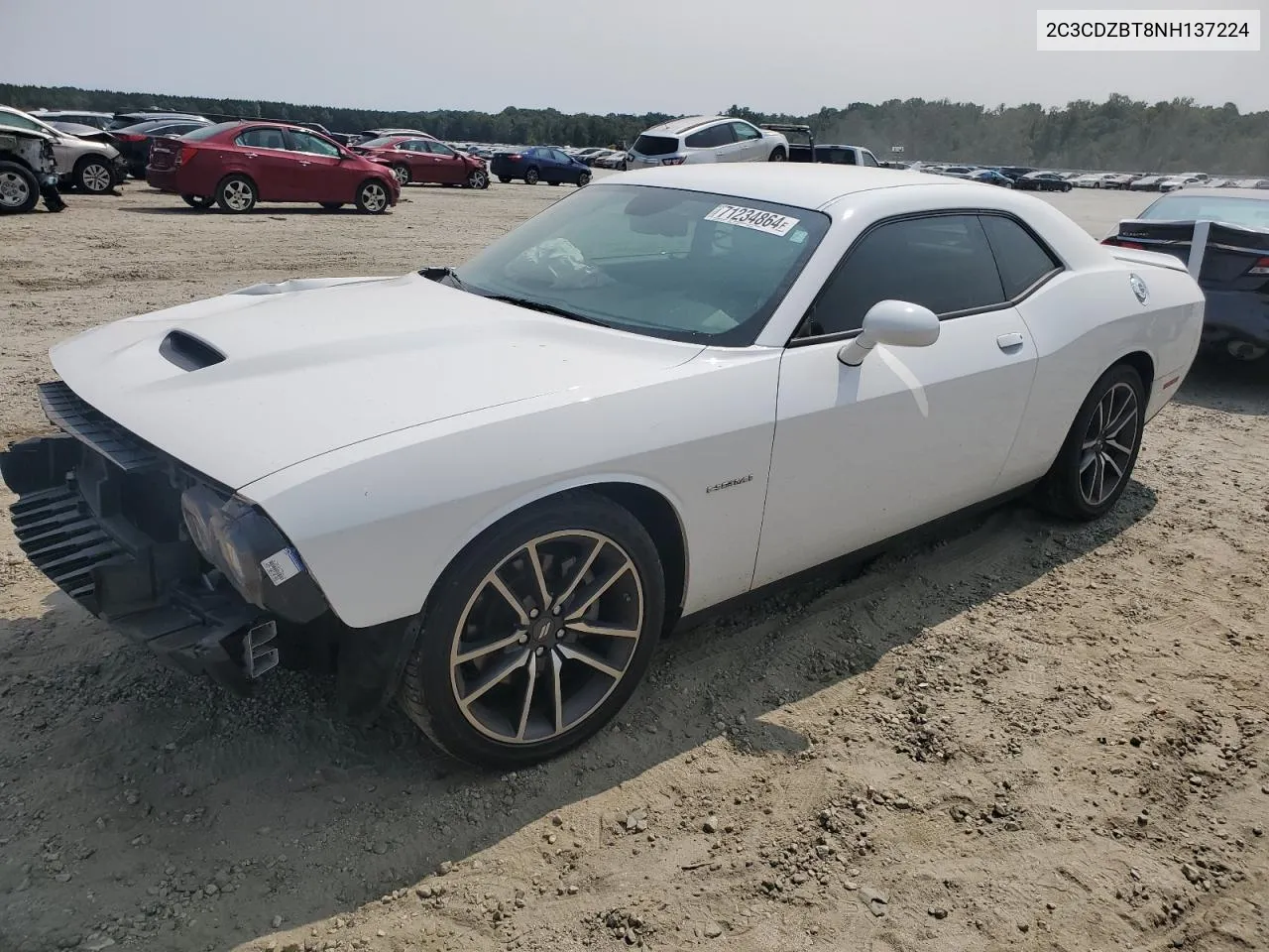 2022 Dodge Challenger R/T VIN: 2C3CDZBT8NH137224 Lot: 71234864