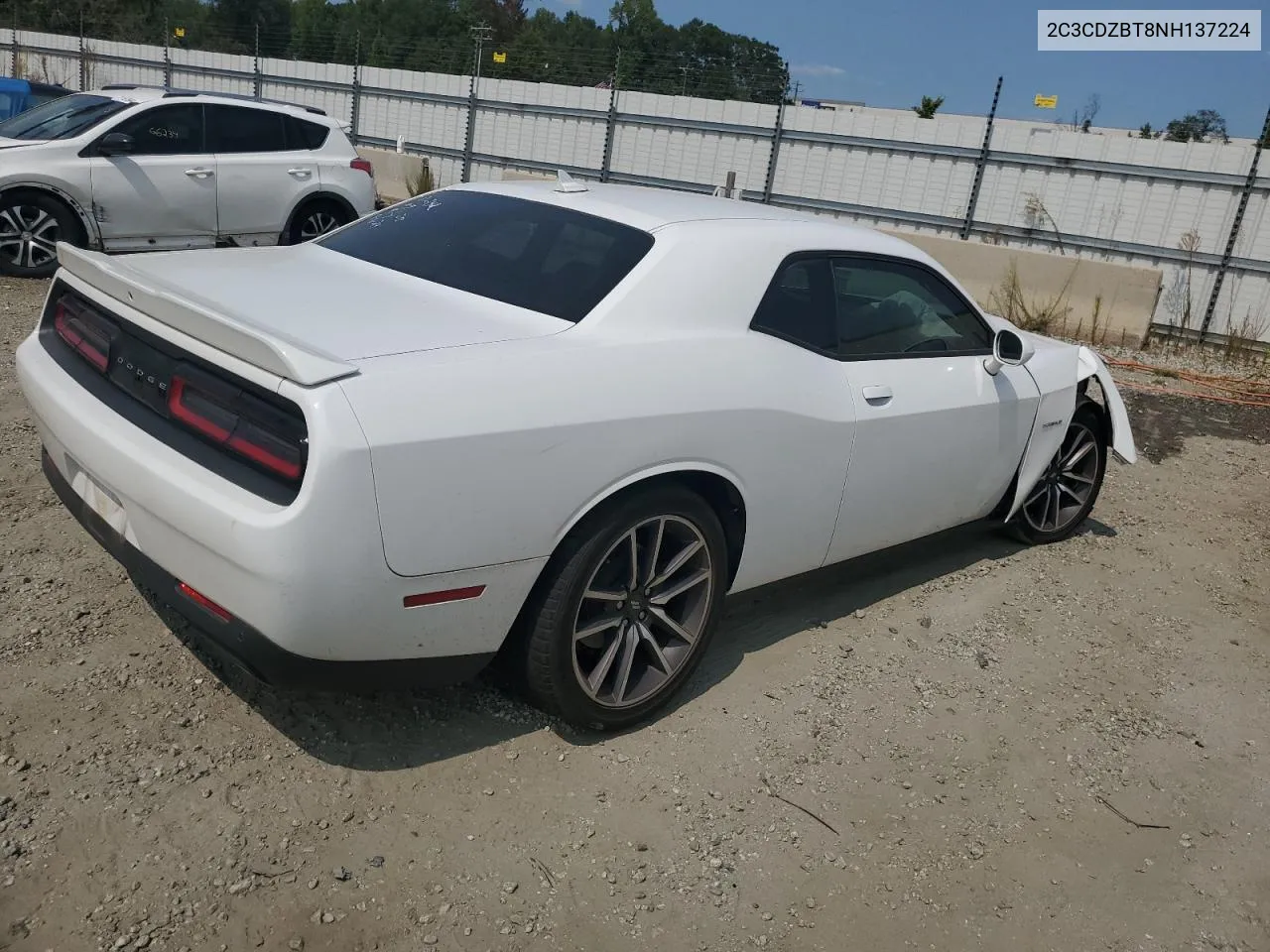 2022 Dodge Challenger R/T VIN: 2C3CDZBT8NH137224 Lot: 71234864