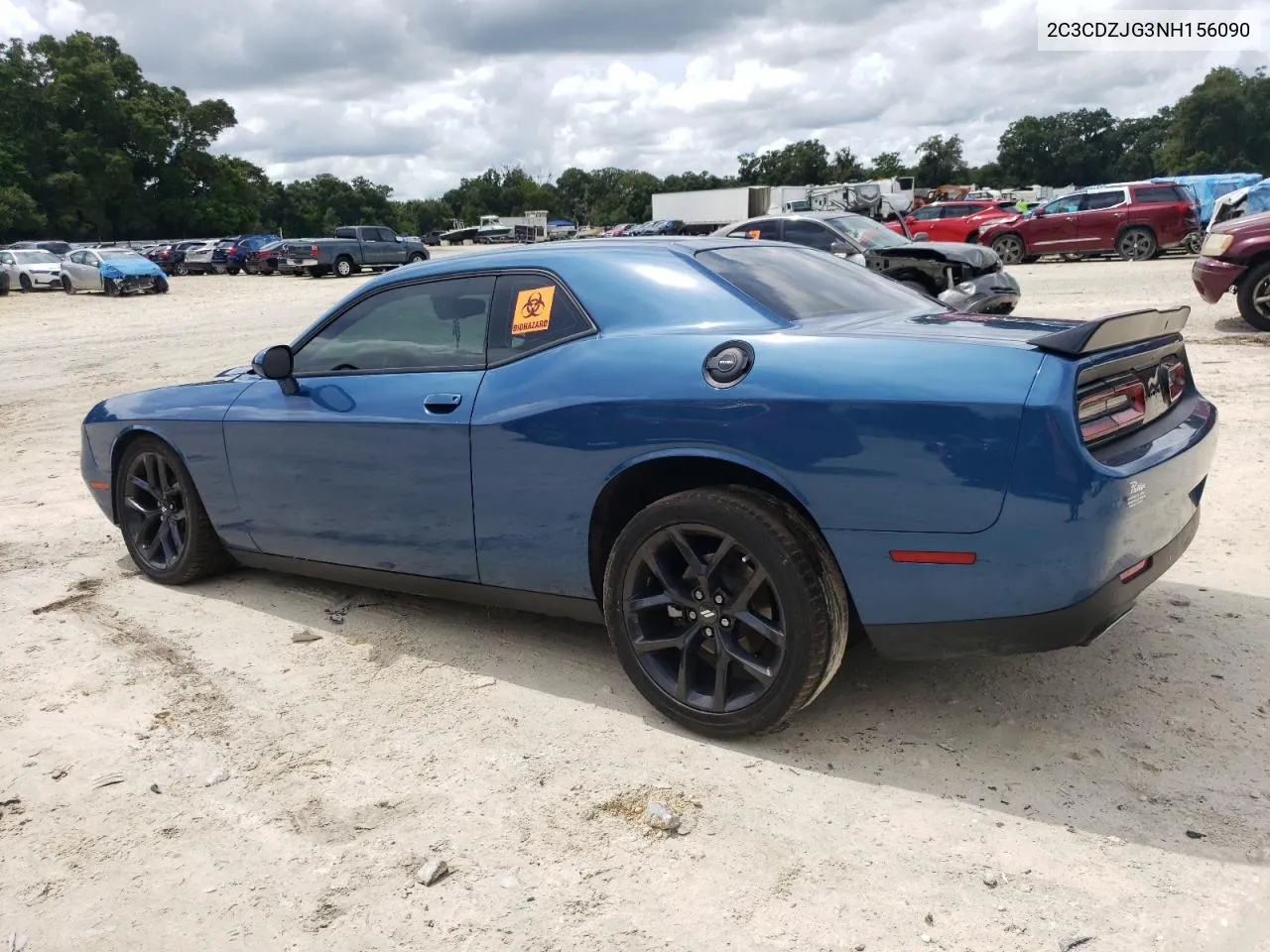 2022 Dodge Challenger Gt VIN: 2C3CDZJG3NH156090 Lot: 71284994