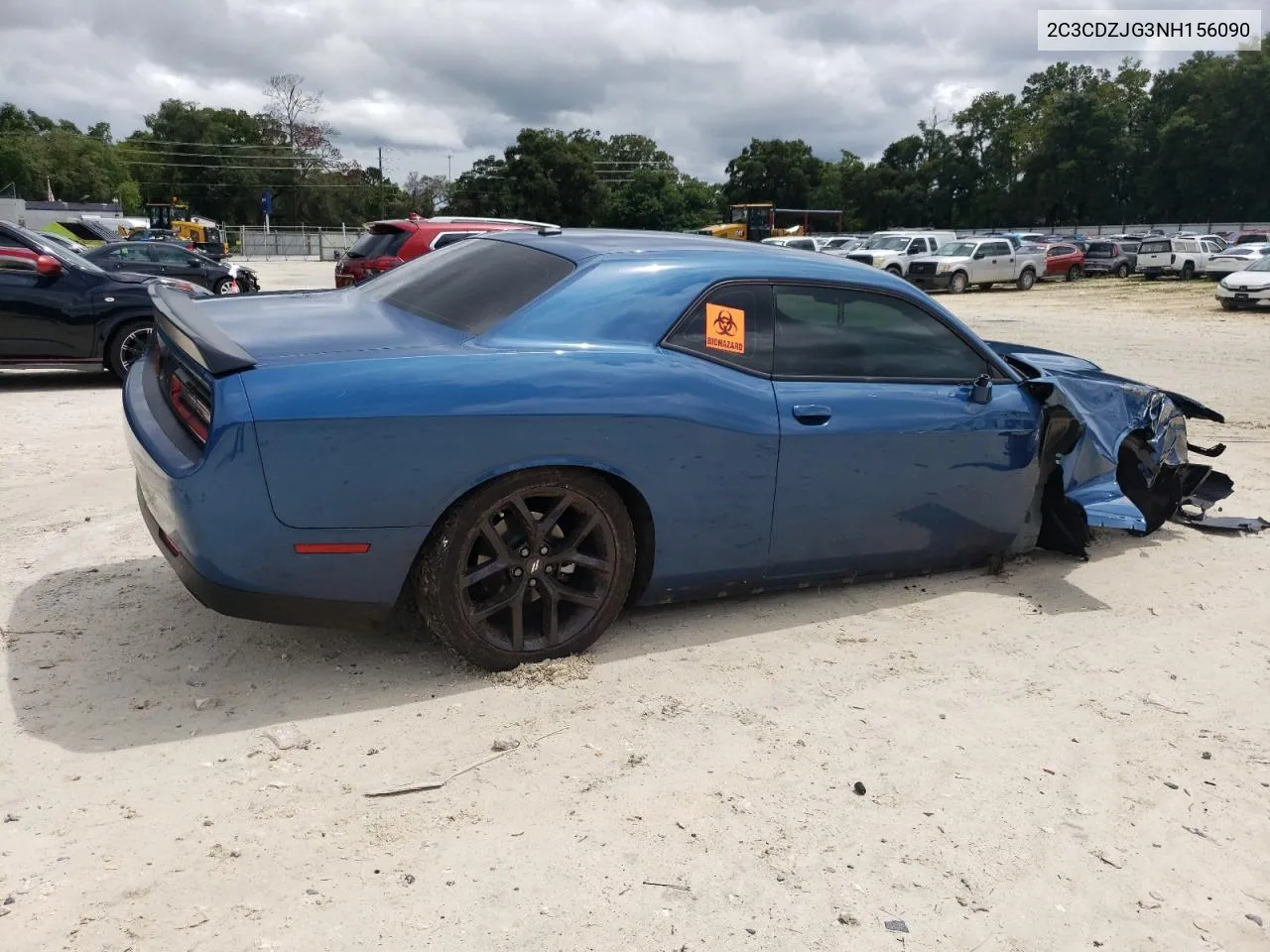 2022 Dodge Challenger Gt VIN: 2C3CDZJG3NH156090 Lot: 71284994