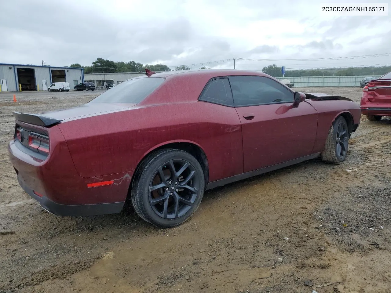 2022 Dodge Challenger Sxt VIN: 2C3CDZAG4NH165171 Lot: 71395574