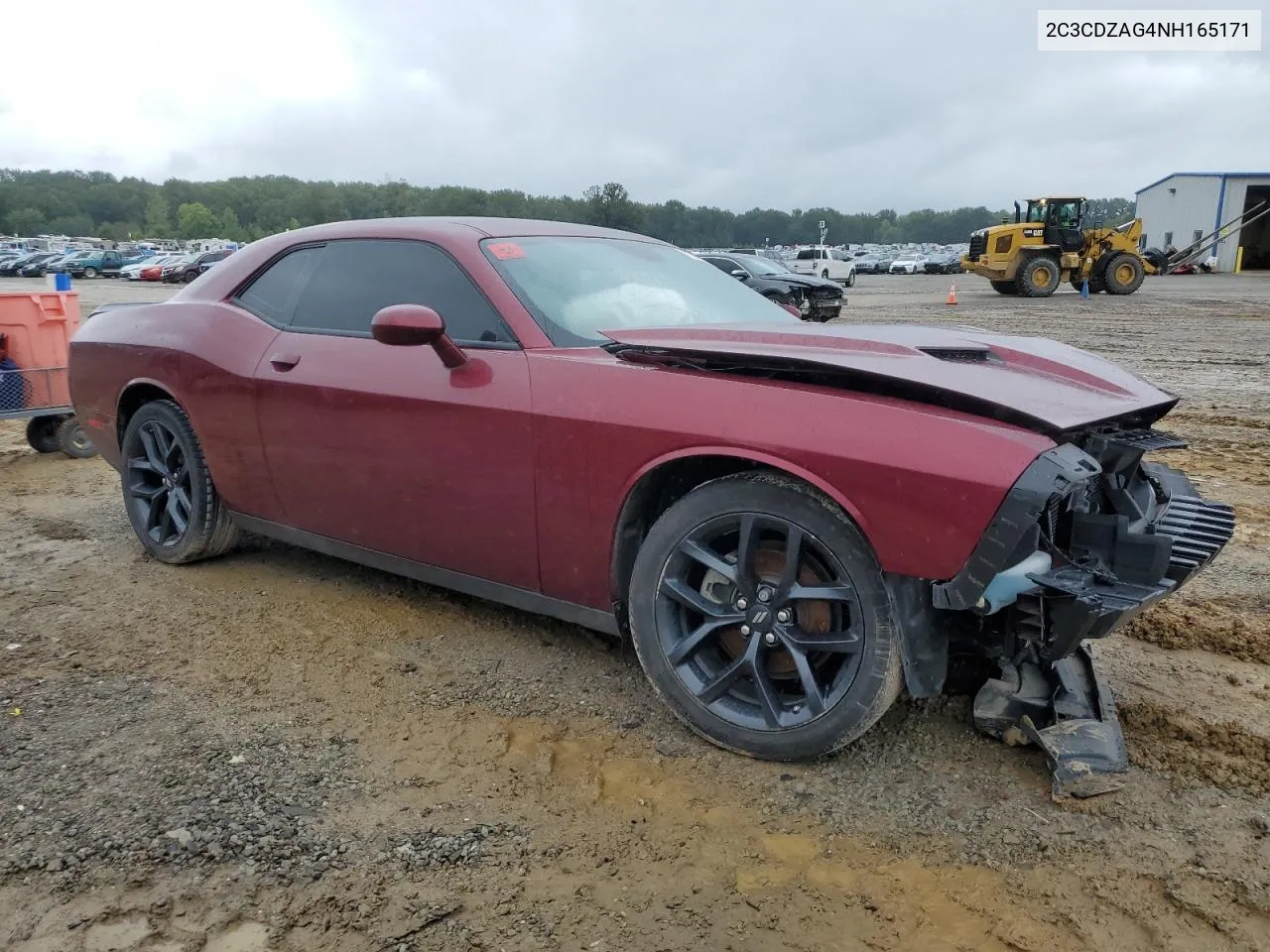 2022 Dodge Challenger Sxt VIN: 2C3CDZAG4NH165171 Lot: 71395574